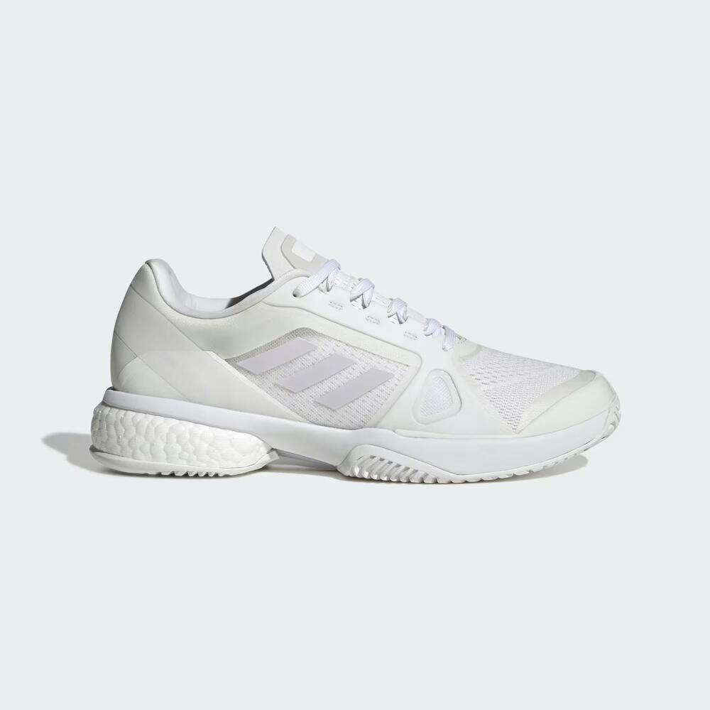NEW ADIDAS women's avaluxe clay tennis shoes in white